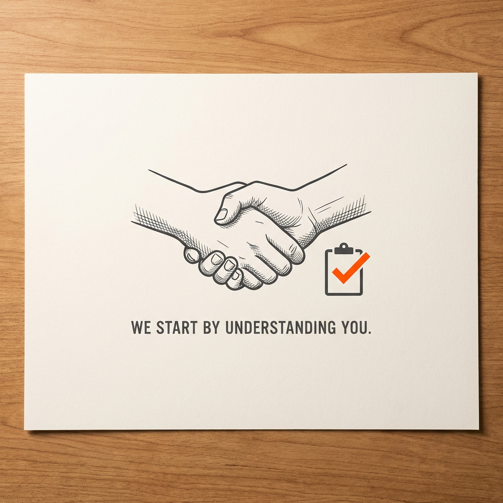 Stretta di mano + checklist